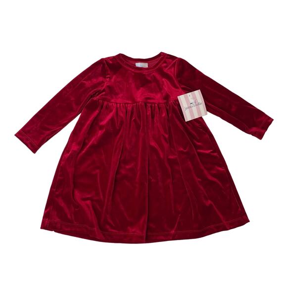 NWT James & Lottie 3T Vivi Velvet Dress - Picture 1 of 4